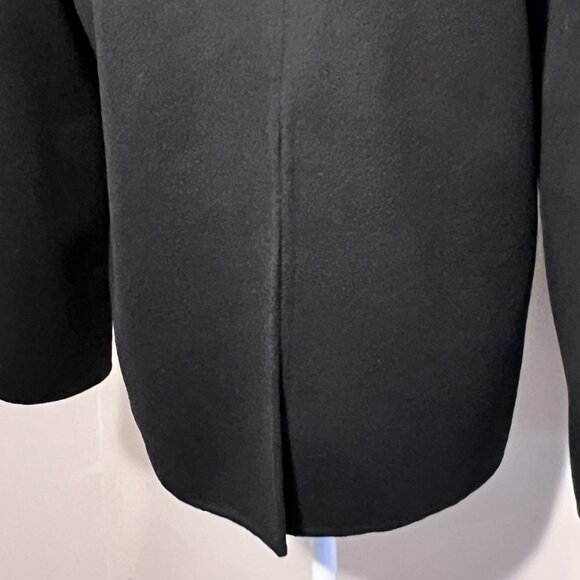 Alani the Grey Black Short Wool Cashmere feel Split Sleeves Coat NWOT Size Med - Picture 11 of 16